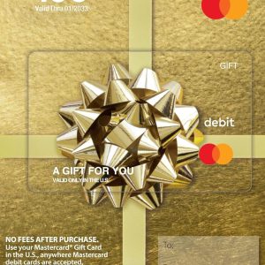 $100 Mastercard Gift Card